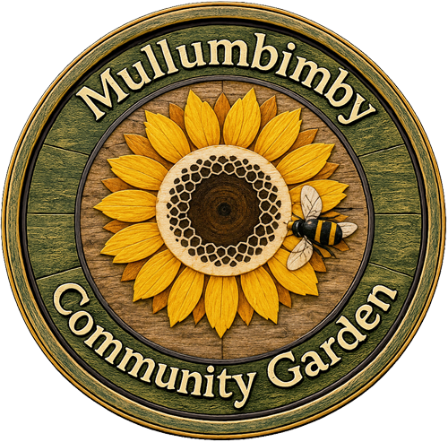 Mullumbimby Community Garden sunflower logo